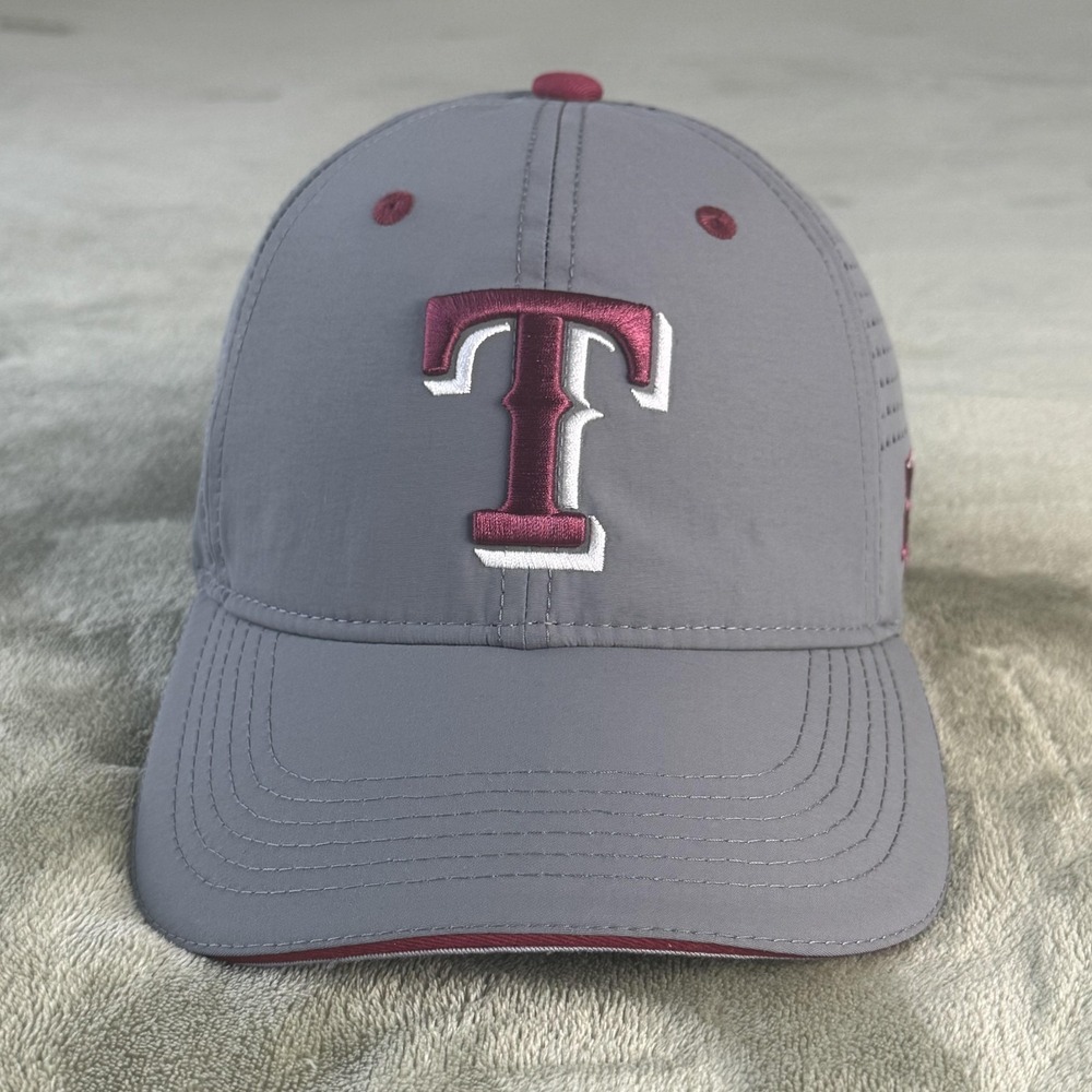 Melon Wear Texas A&M Aggies Hat Cap Snap Back Mens One Size Gray Bump Cap ATM